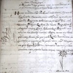 Anno 1702, Notaio Giacinto Gaglione, Piazza Marcianise. Archivio di Stato di Caserta, Doc.D.Musone DSCN8884.
